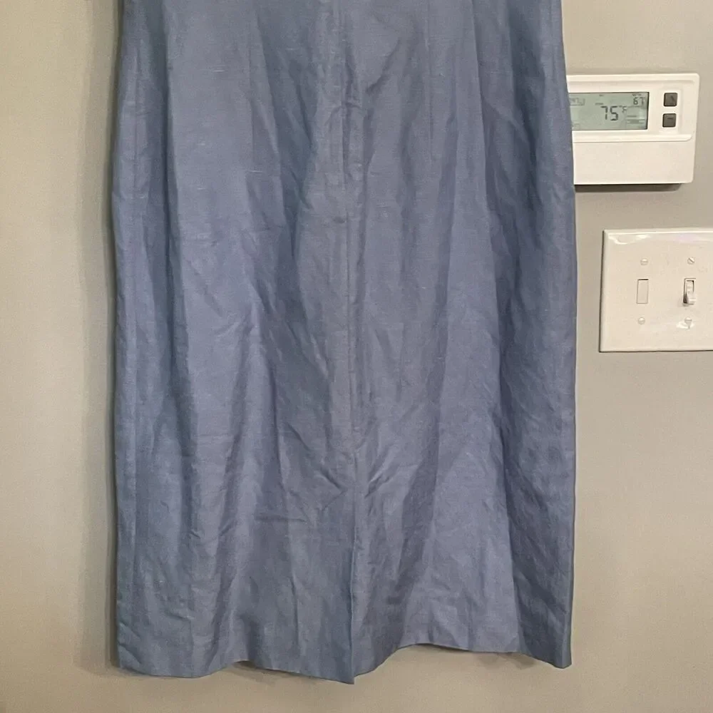 Eddie Bauer Dresd Silk Linen Sheath Short Shift Women's Size 6 EUC‎ - Picture 6 of 13